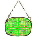 lime green Emoji Chain Purse (One Side)