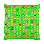 lime green Emoji Standard Cushion Case (One Side)