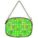 lime green Emoji Chain Purse (Two Sides)