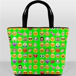 lime green Emoji Bucket Bag