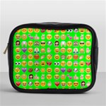 lime green Emoji Mini Toiletries Bag (One Side)