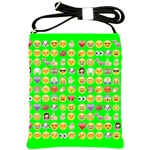 lime green Emoji Shoulder Sling Bag