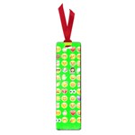 lime green Emoji Small Book Mark