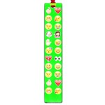 lime green Emoji Large Book Mark