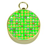 lime green Emoji Gold Compass