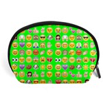 lime green Emoji Accessory Pouch (Large)