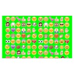 lime green Emoji Samsung Note 4 Hardshell Back Case