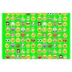 lime green Emoji Samsung Galaxy Note 4 Case (Black)