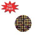 black Emoji 1  Mini Magnet (100 pack) 