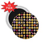 black Emoji 2.25  Magnet (10 pack)