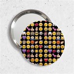 black Emoji 2.25  Handbag Mirror