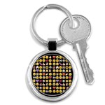 black Emoji Key Chain (Round)