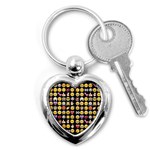 black Emoji Key Chain (Heart)