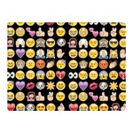 black Emoji Double Sided Flano Blanket (Mini)