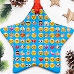 teal Emoji Ornament (Star)