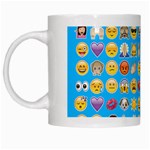 teal Emoji White Mug