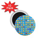 teal Emoji 1.75  Magnet (10 pack) 