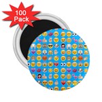 teal Emoji 2.25  Magnet (100 pack) 