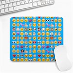 teal Emoji Large Mousepad