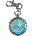 teal Emoji Key Chain Watch