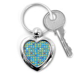 teal Emoji Key Chain (Heart)