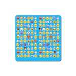 teal Emoji Magnet (Square)