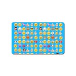 teal Emoji Magnet (Name Card)