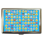 teal Emoji Cigarette Money Case