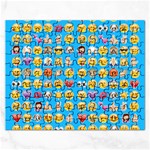 teal Emoji Jigsaw Puzzle (Rectangular)