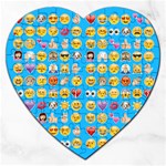 teal Emoji Jigsaw Puzzle (Heart)