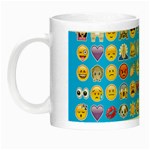 teal Emoji Night Luminous Mug