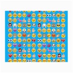 teal Emoji Small Glasses Cloth