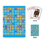 teal Emoji Playing Cards Single Design