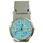 teal Emoji Money Clip Watch