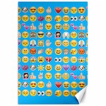 teal Emoji Canvas 20  x 30 