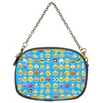 teal Emoji Chain Purse (Two Sides)