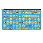 teal Emoji Pencil Case