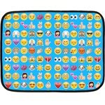 teal Emoji Double Sided Fleece Blanket (Mini)