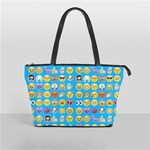 teal Emoji Classic Shoulder Handbag