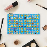 teal Emoji Cosmetic Bag (Medium)