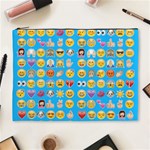 teal Emoji Cosmetic Bag (XL)