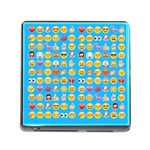 teal Emoji Memory Card Reader (Square)