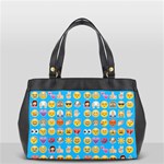 teal Emoji Oversize Office Handbag