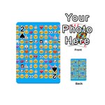 teal Emoji Playing Cards 54 (Mini)