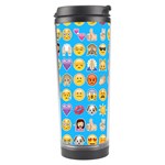 teal Emoji Travel Tumbler