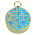 teal Emoji Gold Compass