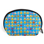 teal Emoji Accessory Pouch (Large)