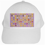 pastel purple Emoji  White Cap