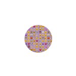 pastel purple Emoji  1  Mini Button