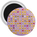 pastel purple Emoji  3  Magnet